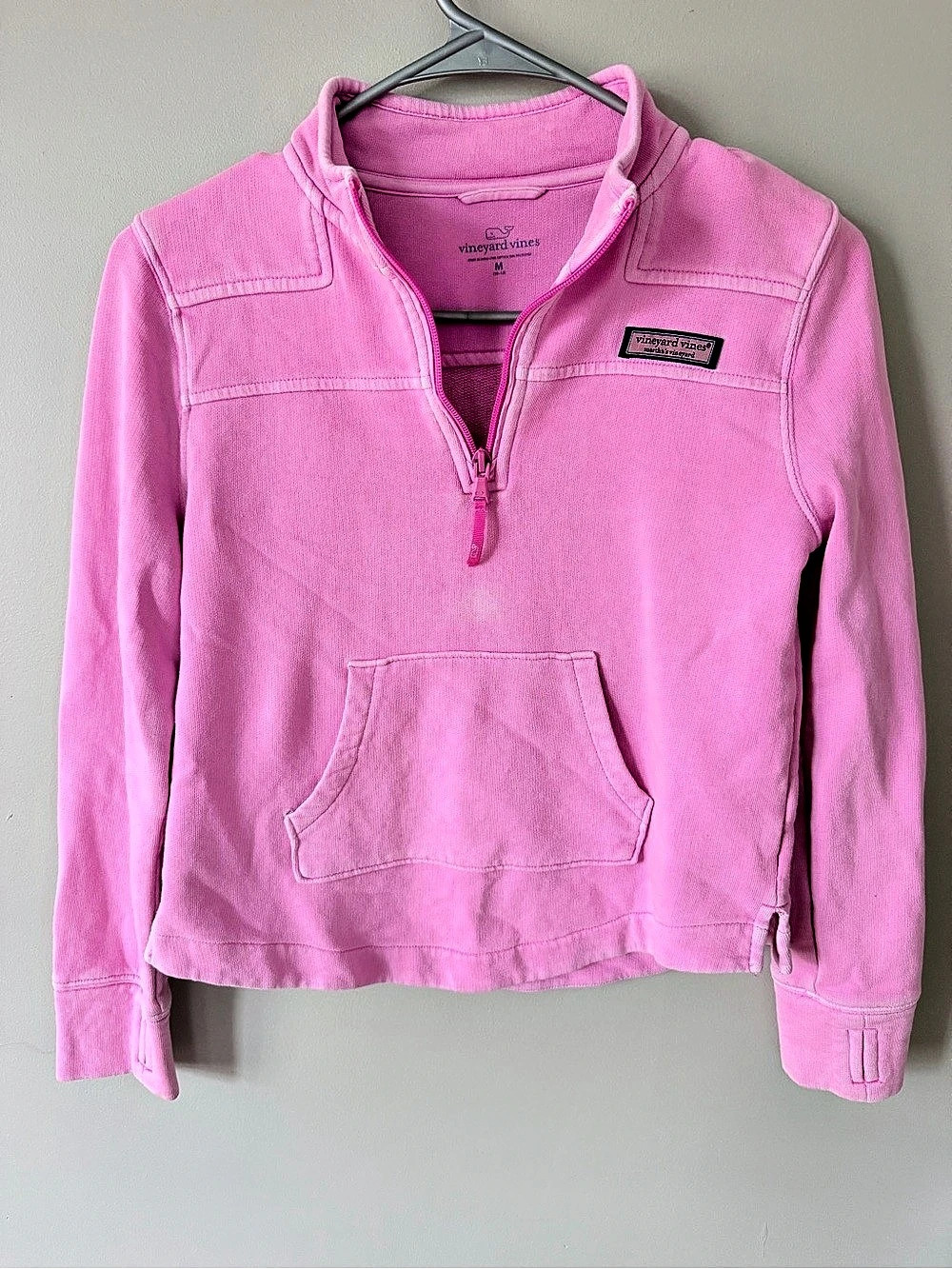 vineyard vines Shep Shirt Pink Quarter-Zip Pullover Size Medium